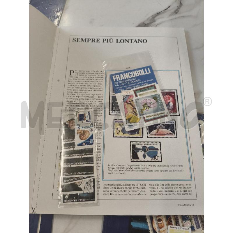 FRANCOBOLLI PZ. EDIZIONE BOLAFFI CONQUISTA DELLO SPAZIO | Mercatino dell'Usato San giorgio del sannio 2