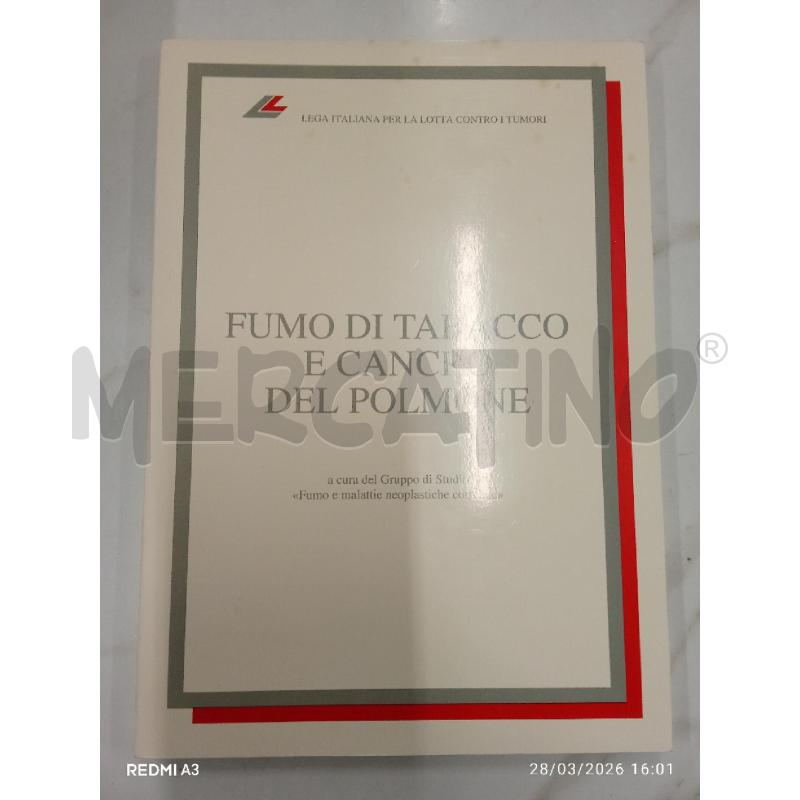 FUMO FI TABACCO E CANCRO DEL POLMONE  | Mercatino dell'Usato San giorgio del sannio 1