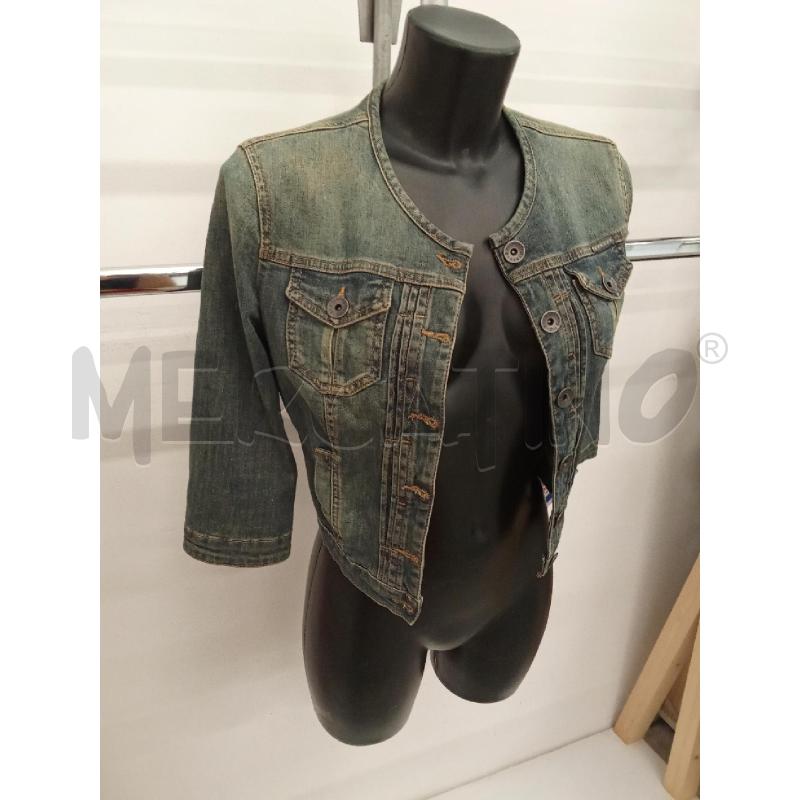 GIACCA DONNA JEANS LAVAGGIO SCURO SISLEY  | Mercatino dell'Usato San giorgio del sannio 2