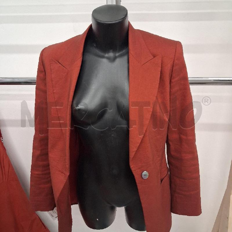 GIACCA DONNA ROSSA LINO MARELLA  | Mercatino dell'Usato San giorgio del sannio 3