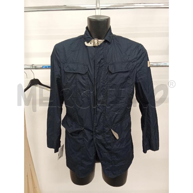 GIACCA UOMO BLU FODERA BEIGE ENRICO COVERI TASCHE DAVANTI | Mercatino dell'Usato San giorgio del sannio 1