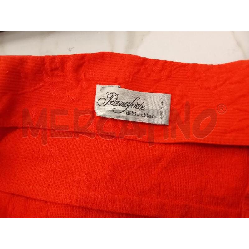 GILET DONNA ARANCIONE RILIEVO FIORI | Mercatino dell'Usato San giorgio del sannio 4