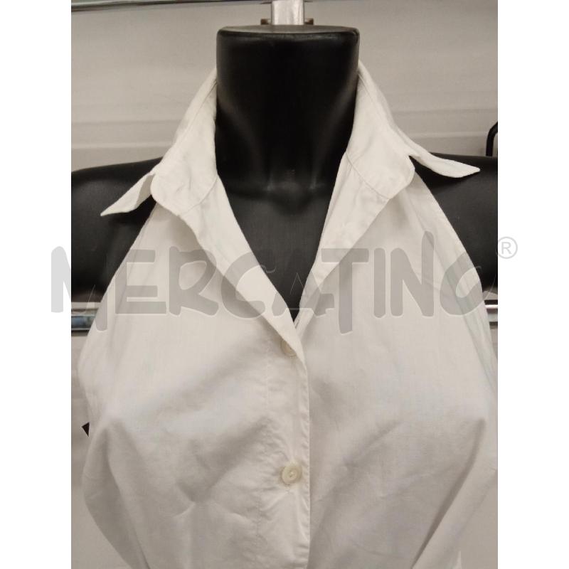 GILET DONNA BIANCO COTONE MARELLA LACCIO DIETRO  | Mercatino dell'Usato San giorgio del sannio 2