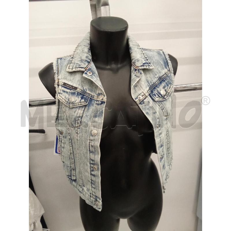GILET DONNA JEANS PULL BEAR S | Mercatino dell'Usato San giorgio del sannio 1