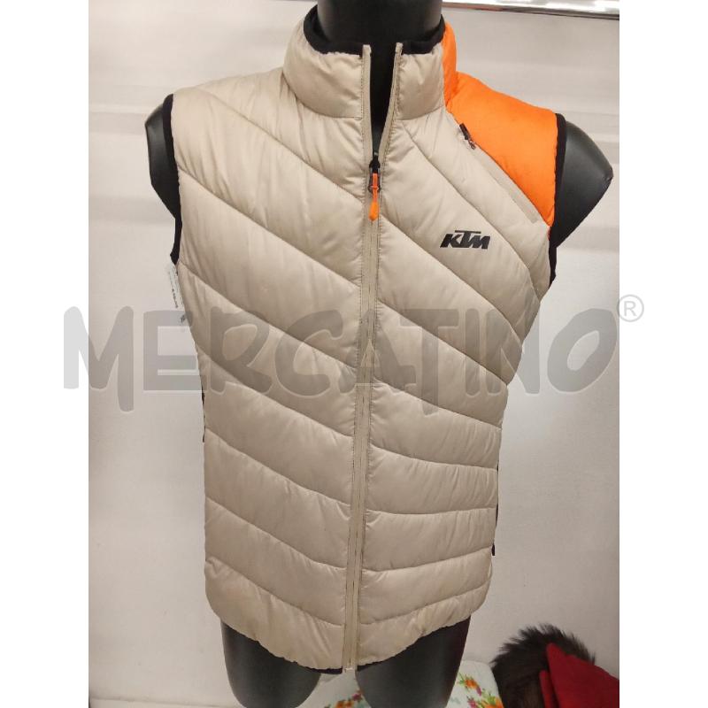 GILET UOMO KTM BEIGE INS ARANCIONI | Mercatino dell'Usato San giorgio del sannio 1