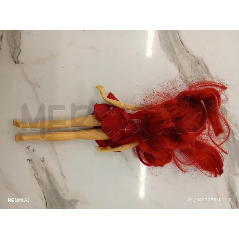 GIOCO BAMBOLINA DISNEY CAPELLI ROSSI GAMBE DA PULIRE ROSETTA | Mercatino dell'Usato San giorgio del sannio 2