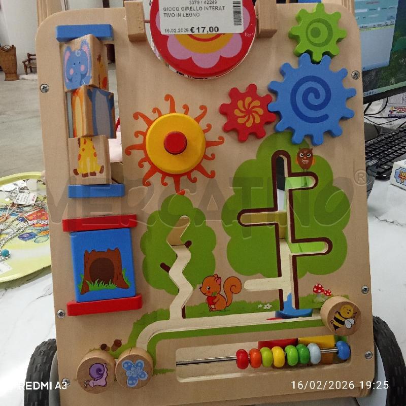 GIOCO GIRELLO INTERATTIVO IN LEGNO | Mercatino dell'Usato San giorgio del sannio 2