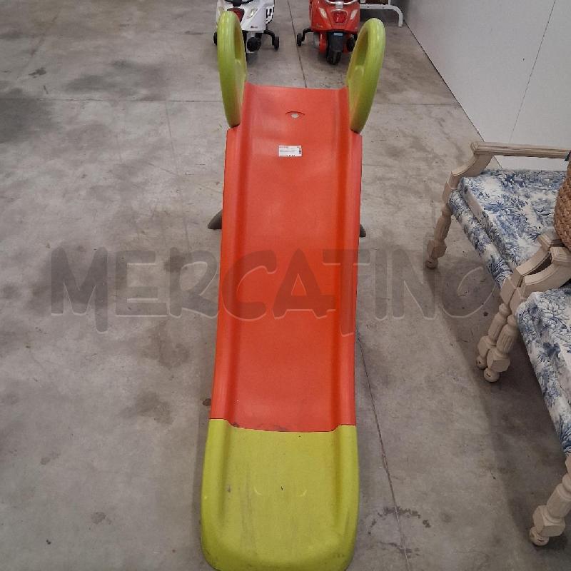 GIOCO SCIVOLO SMOBY VERDE ROSSO PANNA  | Mercatino dell'Usato San giorgio del sannio 1