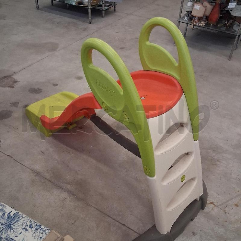 GIOCO SCIVOLO SMOBY VERDE ROSSO PANNA  | Mercatino dell'Usato San giorgio del sannio 3