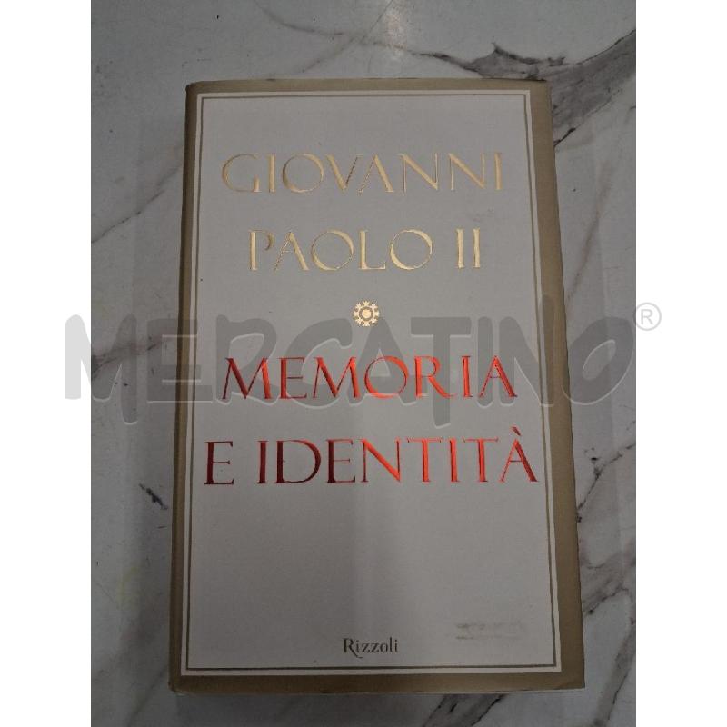 GIOVANNI PAOLO II MEMORIA E IDENTITÀ | Mercatino dell'Usato San giorgio del sannio 1