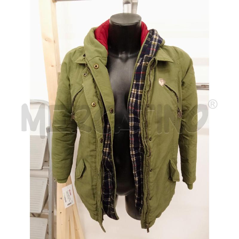 GIUBBINO BAMBINA VERDE PEPE JEANS INT.ROSSO | Mercatino dell'Usato San giorgio del sannio 2
