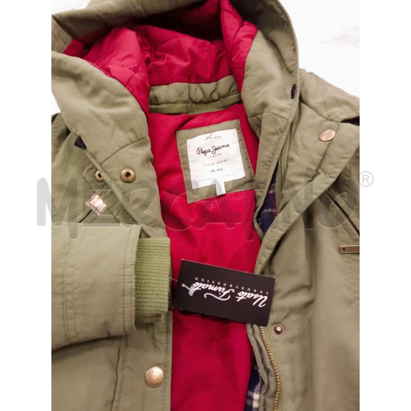 GIUBBINO BAMBINA VERDE PEPE JEANS INT.ROSSO | Mercatino dell'Usato San giorgio del sannio 5