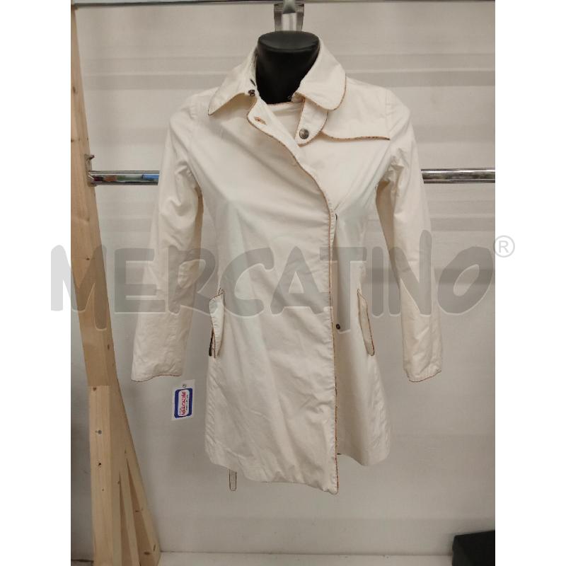 GIUBBINO DONNA BIANCO INS MARRONE PRIMA CLASSE | Mercatino dell'Usato San giorgio del sannio 3