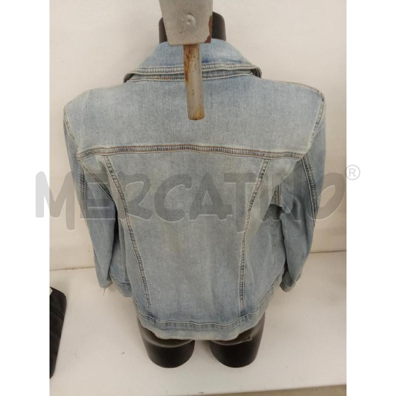 GIUBBINO DONNA DI JEANS LAVAGGIO CHIARO  | Mercatino dell'Usato San giorgio del sannio 3