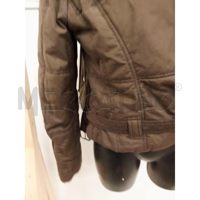 GIUBBINO DONNA MARRONE COLMAR CON PELLICCIOTTA BEIGE E CINTA | Mercatino dell'Usato San giorgio del sannio 4