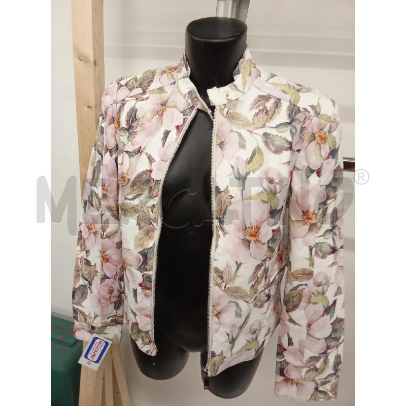 GIUBBINO DONNA PELLE FLOREALE ROSA BATA | Mercatino dell'Usato San giorgio del sannio 3