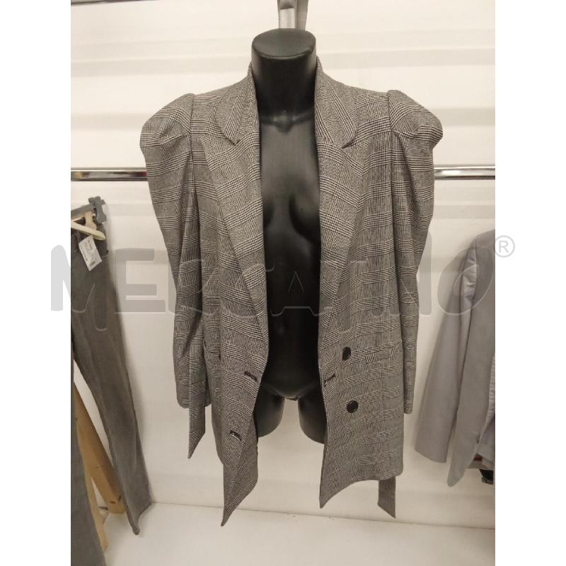 GIUBBINO DONNA QUADRI BIANCO NERO OODI ET AMO  | Mercatino dell'Usato San giorgio del sannio 3