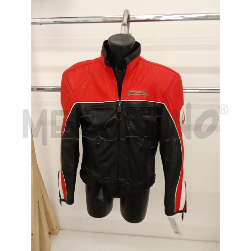GIUBBINO UOMO MOTO NERO INS BIANCHI ROSSI MOTOR SPORT  | Mercatino dell'Usato San giorgio del sannio 1