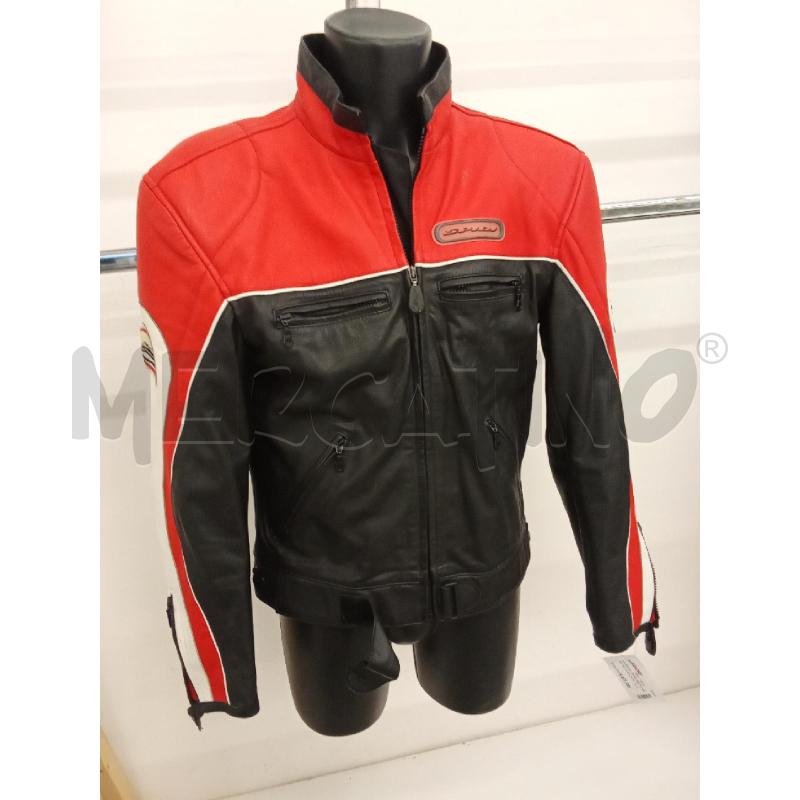 GIUBBINO UOMO MOTO NERO INS BIANCHI ROSSI MOTOR SPORT  | Mercatino dell'Usato San giorgio del sannio 2