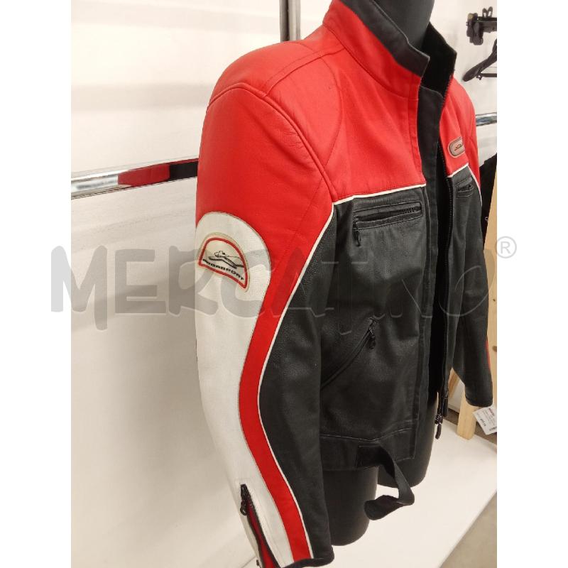 GIUBBINO UOMO MOTO NERO INS BIANCHI ROSSI MOTOR SPORT  | Mercatino dell'Usato San giorgio del sannio 4