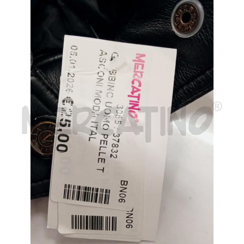 GIUBBINO UOMO PELLE TASCONI MODA ITALIA  | Mercatino dell'Usato San giorgio del sannio 4