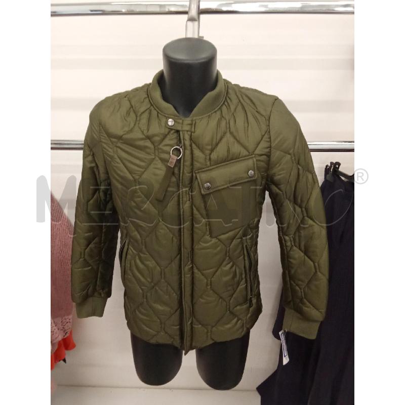 GIUBBINO UOMO VERDE MILITARE BOMBER TRAPUNTATO GIANCARLO ROSSI  | Mercatino dell'Usato San giorgio del sannio 1