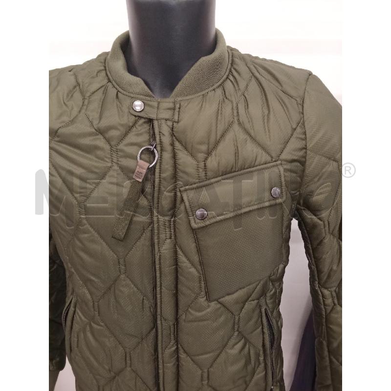 GIUBBINO UOMO VERDE MILITARE BOMBER TRAPUNTATO GIANCARLO ROSSI  | Mercatino dell'Usato San giorgio del sannio 2