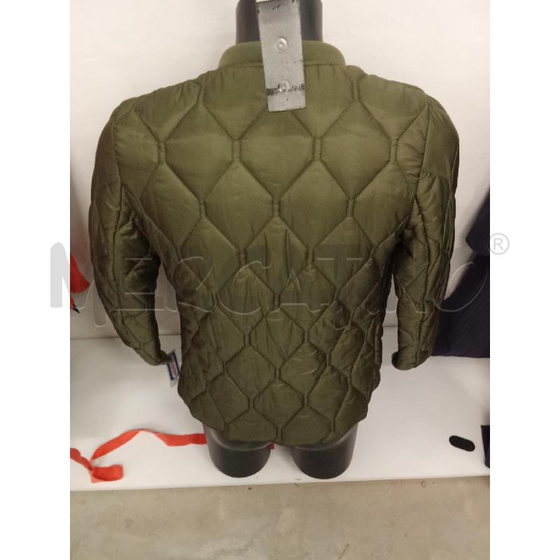 GIUBBINO UOMO VERDE MILITARE BOMBER TRAPUNTATO GIANCARLO ROSSI  | Mercatino dell'Usato San giorgio del sannio 4