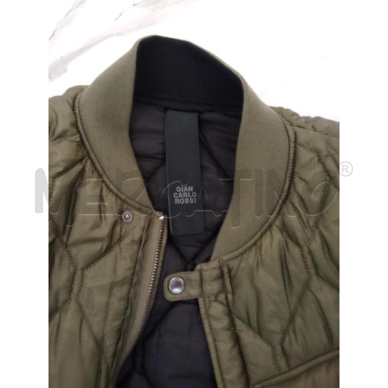 GIUBBINO UOMO VERDE MILITARE BOMBER TRAPUNTATO GIANCARLO ROSSI  | Mercatino dell'Usato San giorgio del sannio 5
