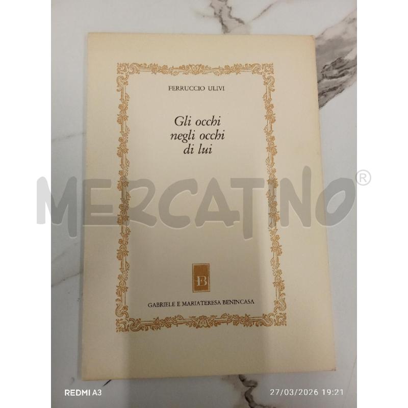 GLI OCCHI NEGLI OCCHI DI LUI  | Mercatino dell'Usato San giorgio del sannio 1