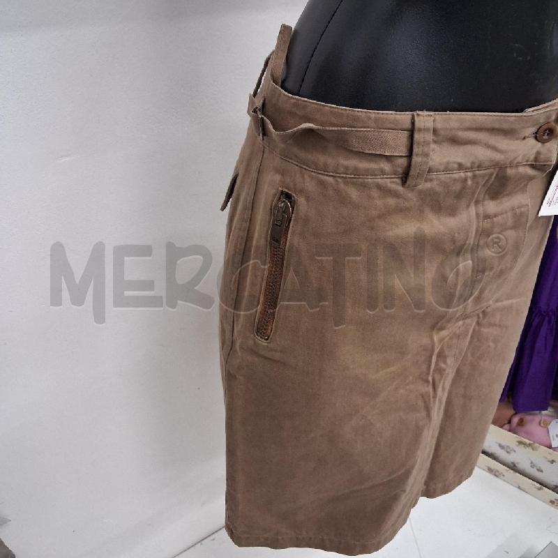GONNA MARRONE CON ZIP RETRO E DAVANTI  | Mercatino dell'Usato San giorgio del sannio 2