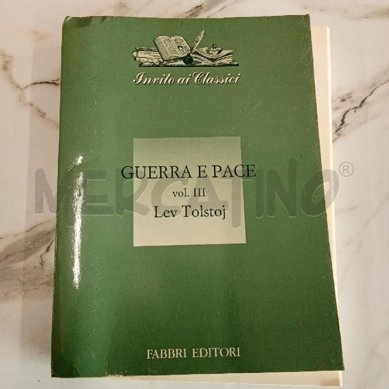 GUERRA E PACE III | Mercatino dell'Usato San giorgio del sannio 1