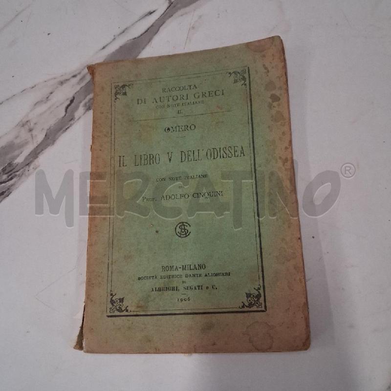 IL LIBRO V DELL'ODISSEA  | Mercatino dell'Usato San giorgio del sannio 1