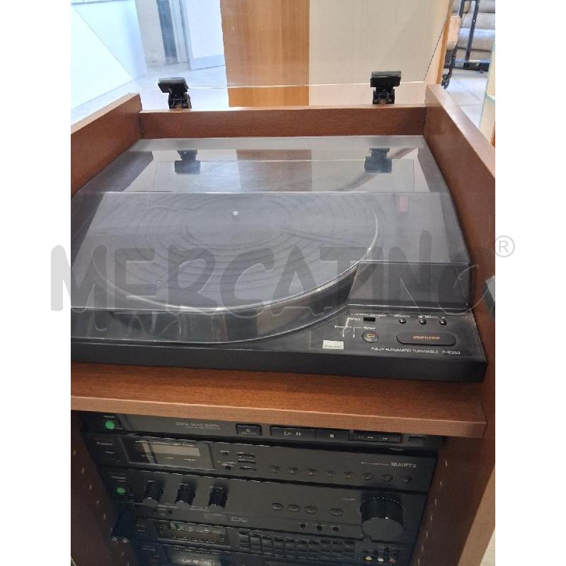 IMPIANTO HI-FI SANSUI CON MOBILETTO LEGNO  | Mercatino dell'Usato San giorgio del sannio 2