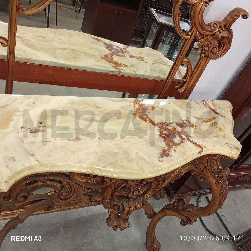 INGRESSO DORATO BAROCCO CON SPECCHIO | Mercatino dell'Usato San giorgio del sannio 3