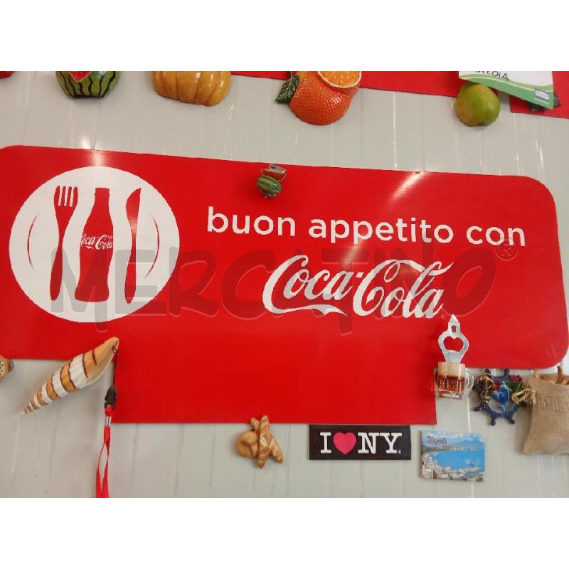 INSEGNA COCACOLA PLEXY BUON APPETTITO CON COCACOLA  | Mercatino dell'Usato San giorgio del sannio 1