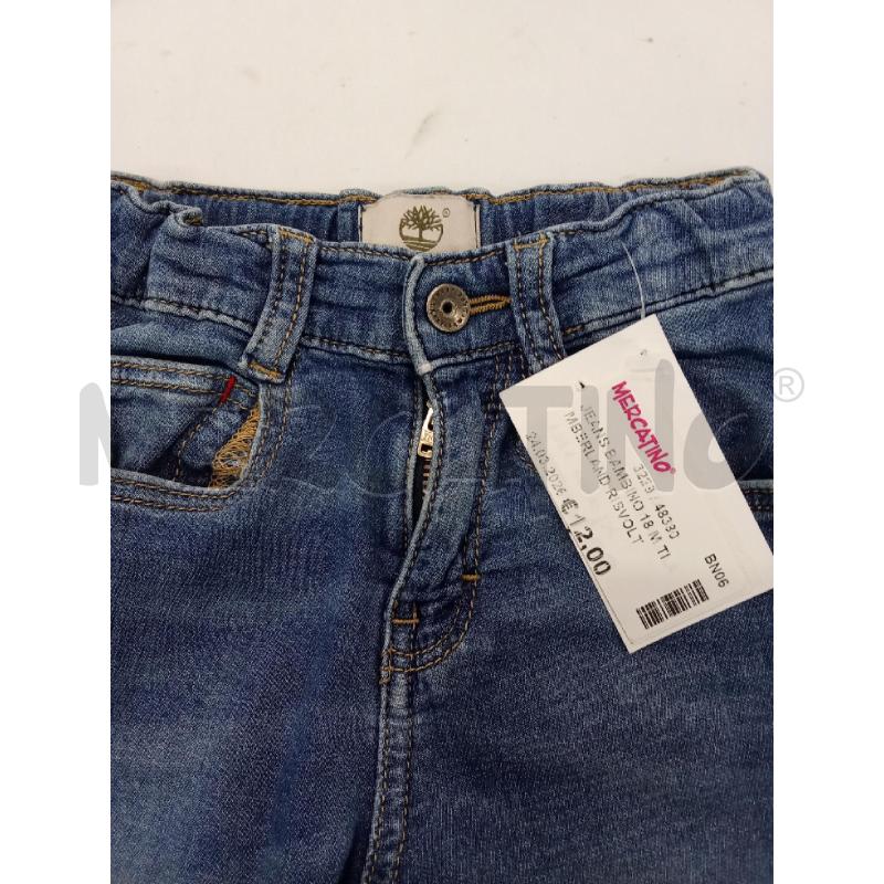 JEANS BAMBINO 18 M TIMBERLAND RISVOLTINO BIANCO  | Mercatino dell'Usato San giorgio del sannio 2