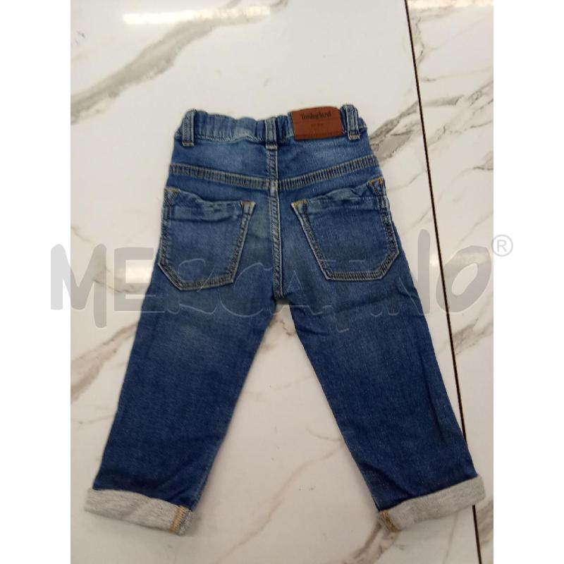 JEANS BAMBINO 18 M TIMBERLAND RISVOLTINO BIANCO  | Mercatino dell'Usato San giorgio del sannio 3