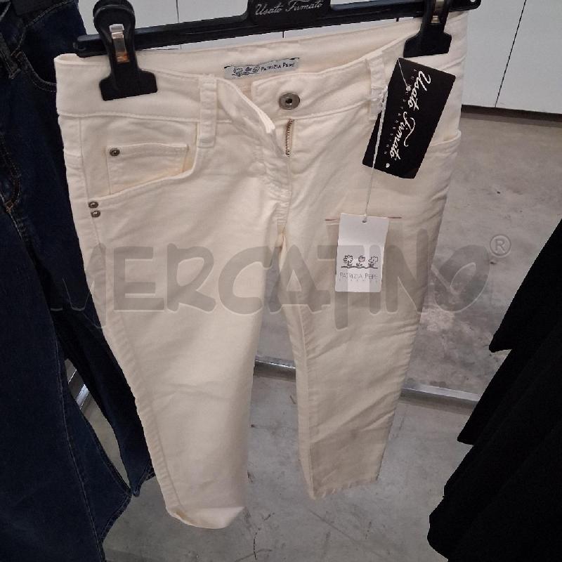JEANS BAMBINO BIANCO LUNGO  | Mercatino dell'Usato San giorgio del sannio 1