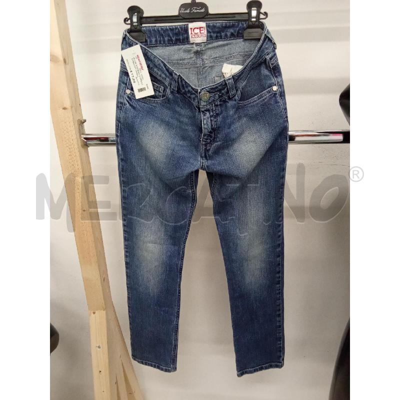JEANS BAMBINO ICEBERG STRAIGHT DENIM SCURO  | Mercatino dell'Usato San giorgio del sannio 1