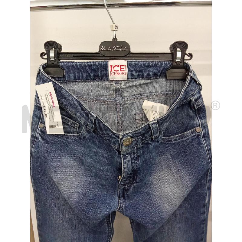 JEANS BAMBINO ICEBERG STRAIGHT DENIM SCURO  | Mercatino dell'Usato San giorgio del sannio 3