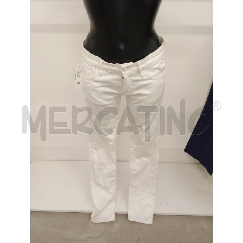JEANS DONNA BIANCO CALBIN KLEIN REGULAR RISE SKINNY  | Mercatino dell'Usato San giorgio del sannio 1