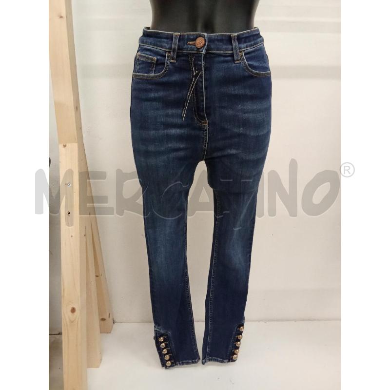JEANS DONNA BLU BOTTONI ELISABETTA FRANCHI | Mercatino dell'Usato San giorgio del sannio 1