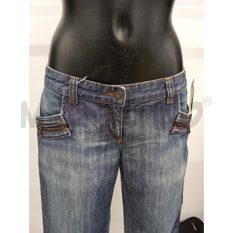 JEANS DONNA CK LAVAGGIO CHIARO ZIP TASCHE  | Mercatino dell'Usato San giorgio del sannio 2