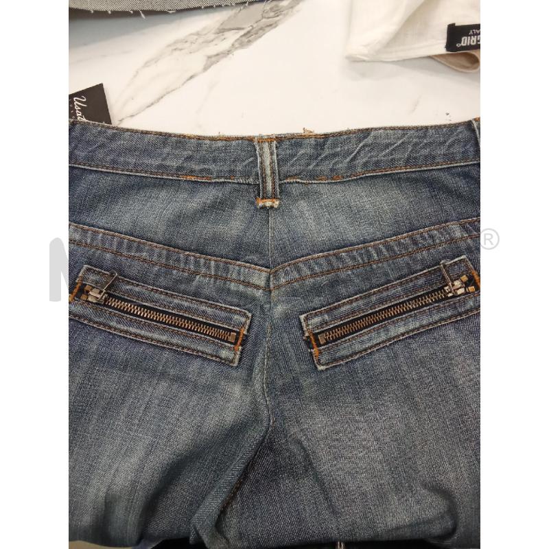 JEANS DONNA CK LAVAGGIO CHIARO ZIP TASCHE  | Mercatino dell'Usato San giorgio del sannio 3