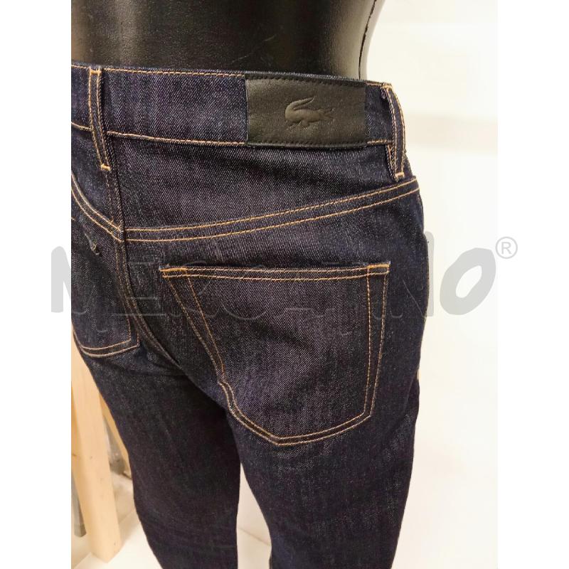 JEANS DONNA LACOSTE LAVAGGIO SCURO CUCITURE GIALLE | Mercatino dell'Usato San giorgio del sannio 4