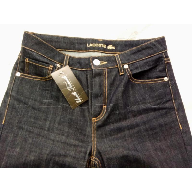 JEANS DONNA LACOSTE LAVAGGIO SCURO CUCITURE GIALLE | Mercatino dell'Usato San giorgio del sannio 5