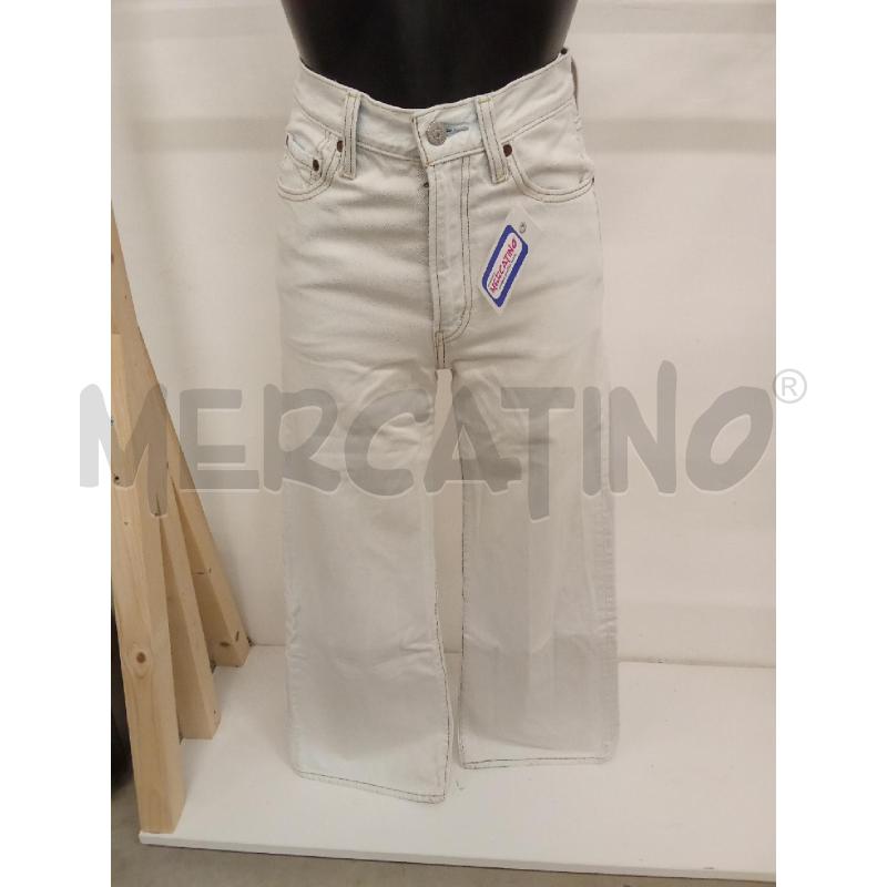 JEANS DONNA LEVIS RIBCAGE WIDE LEG CHIARO | Mercatino dell'Usato San giorgio del sannio 1