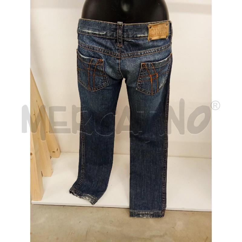 JEANS DONNA PINO LAVAGGIO CHIARO DET.STRAPPATO | Mercatino dell'Usato San giorgio del sannio 3