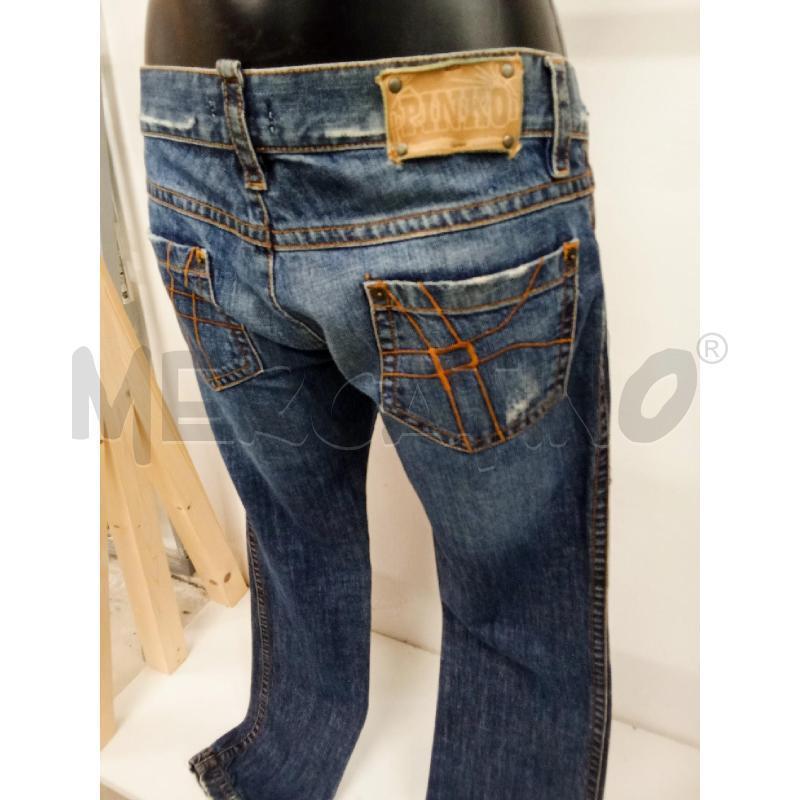JEANS DONNA PINO LAVAGGIO CHIARO DET.STRAPPATO | Mercatino dell'Usato San giorgio del sannio 4